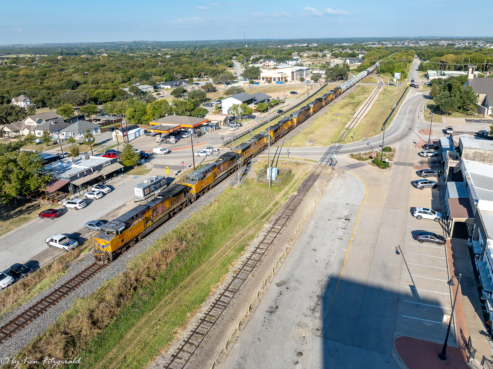 Drone vs. Train Race