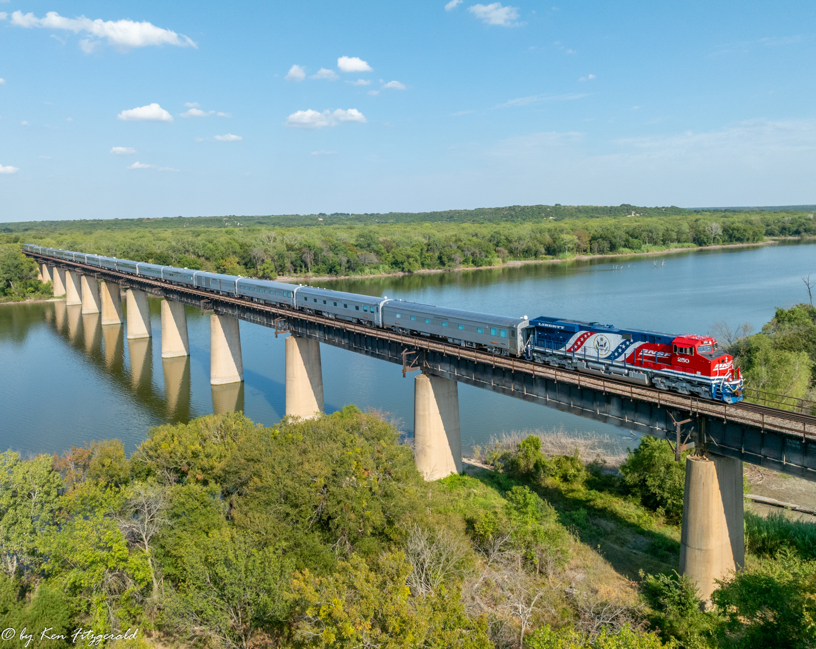 BNSF 250 Over the Brazos